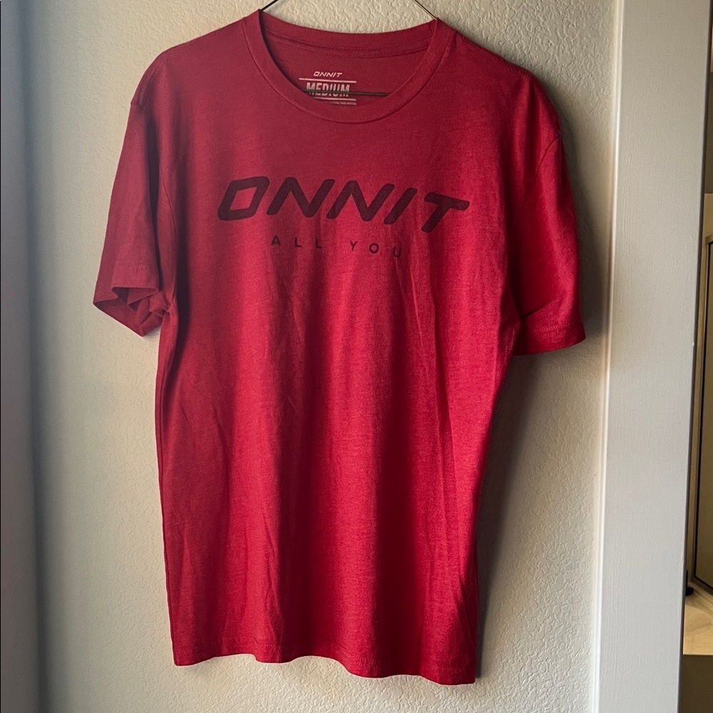 Red Men's Short Sleeve Tee